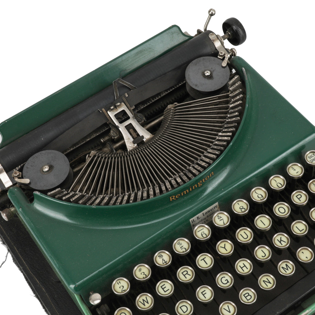 Green Remington Vintage Typewriter