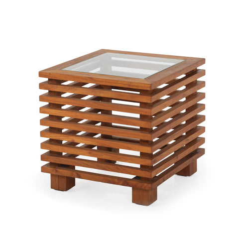Outdoor Teak Slatted Table