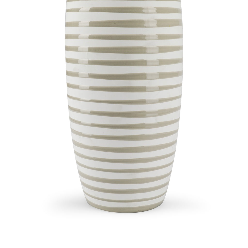 Yellow Tipped Striped Vase (A+D)