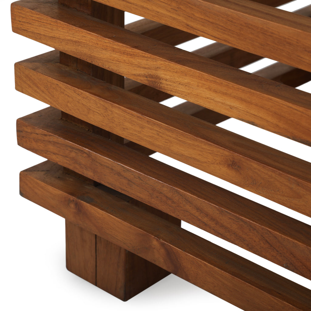 Outdoor Teak Slatted Table