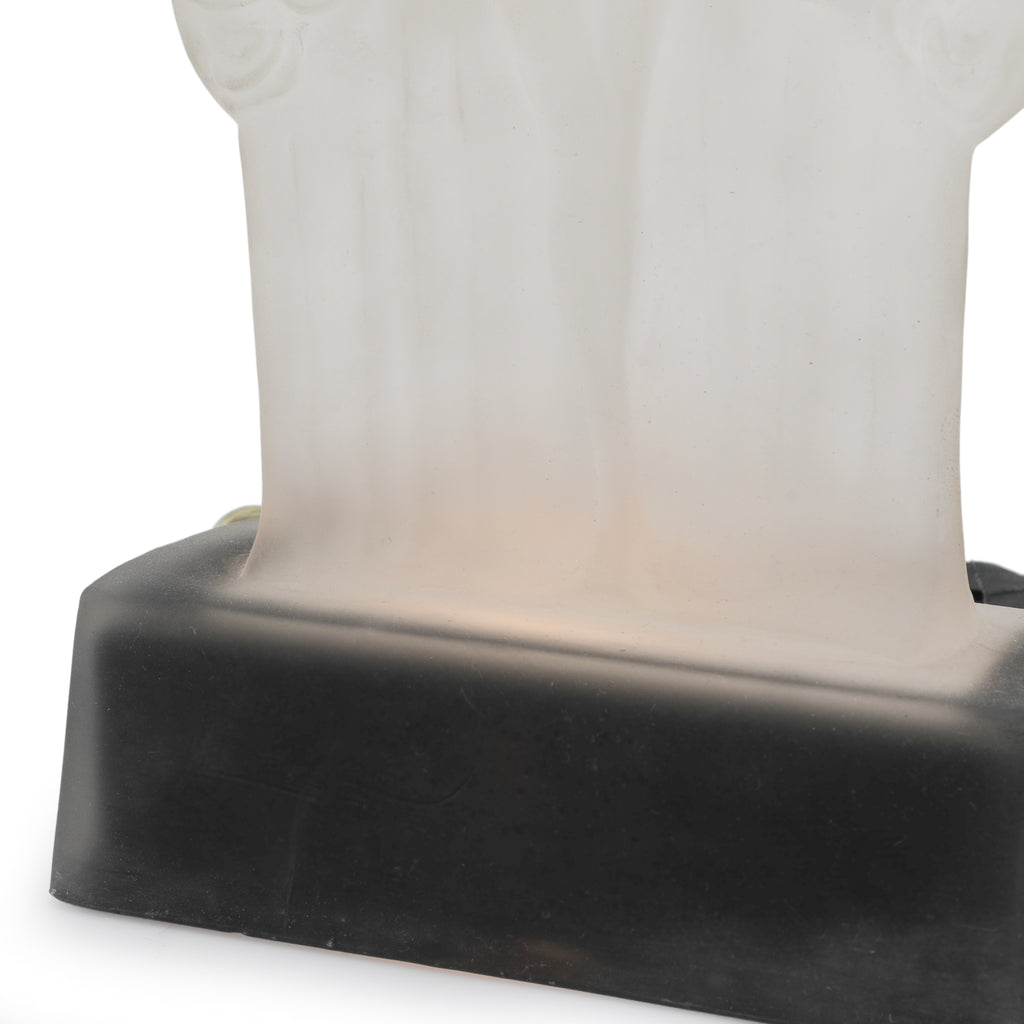 Frosted Angel Lamp