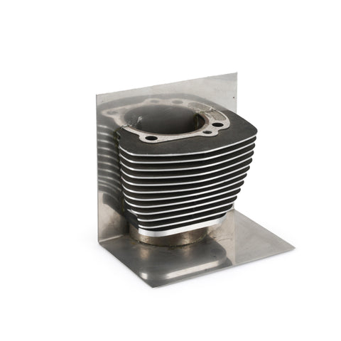 Chrome Engine Block Bookend