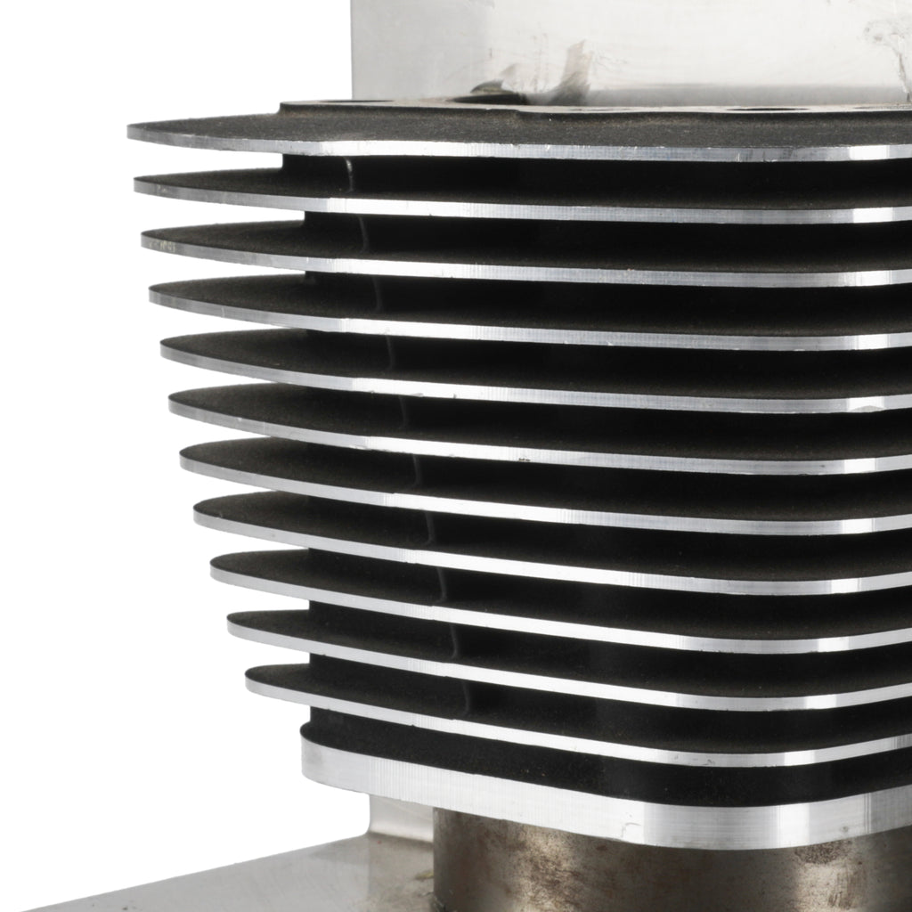 Chrome Engine Block Bookend