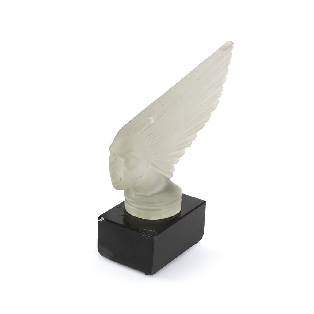 Frosted Wing Head Sculpture (A+D)