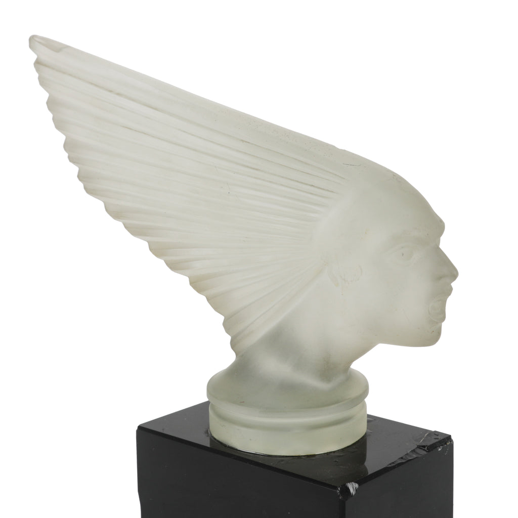Frosted Wing Head Sculpture (A+D)