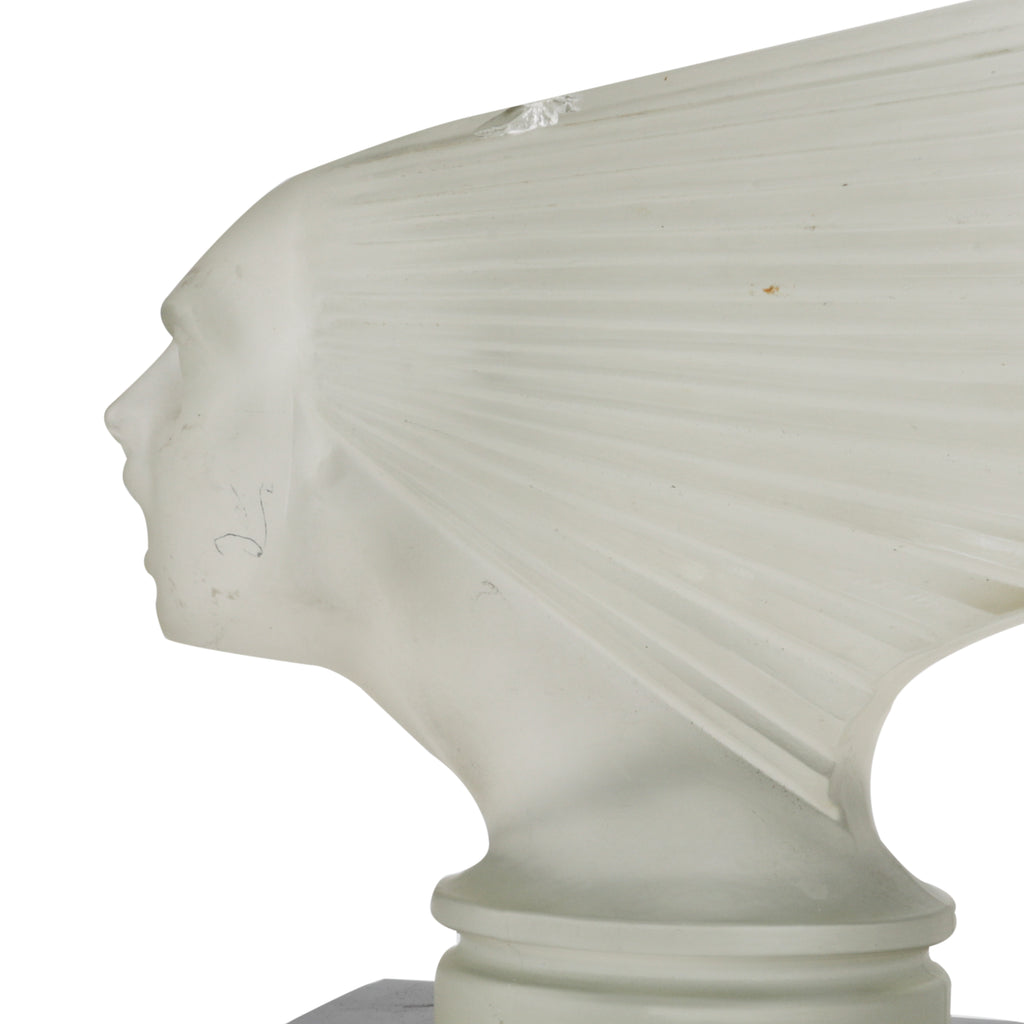 Frosted Wing Head Sculpture (A+D)