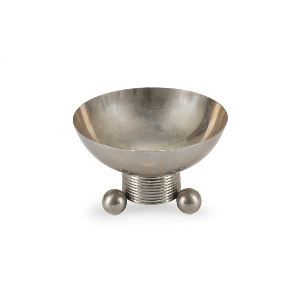 Chrome Bowl with Ribbed Base (A+D)