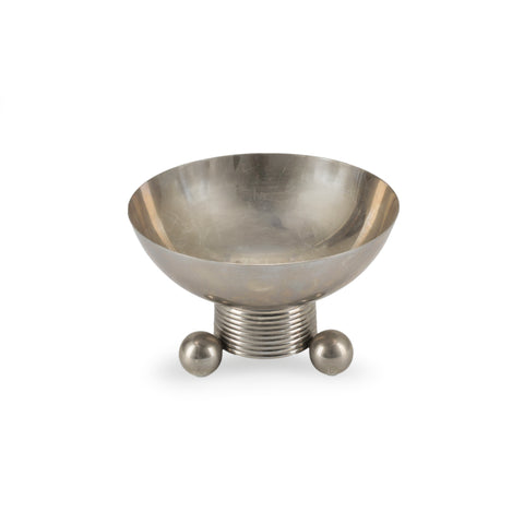Chrome Bowl with Ribbed Base (A+D)