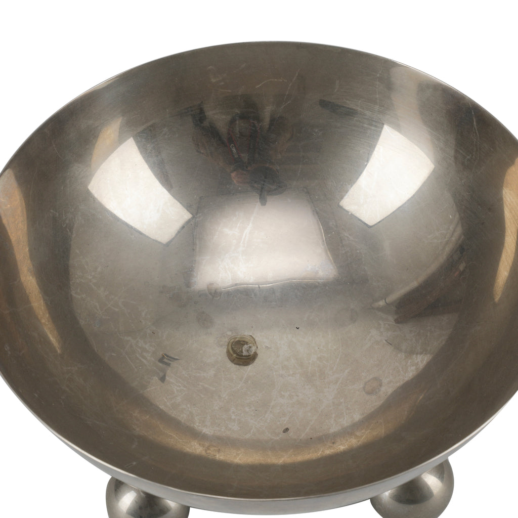 Chrome Bowl with Ribbed Base (A+D)