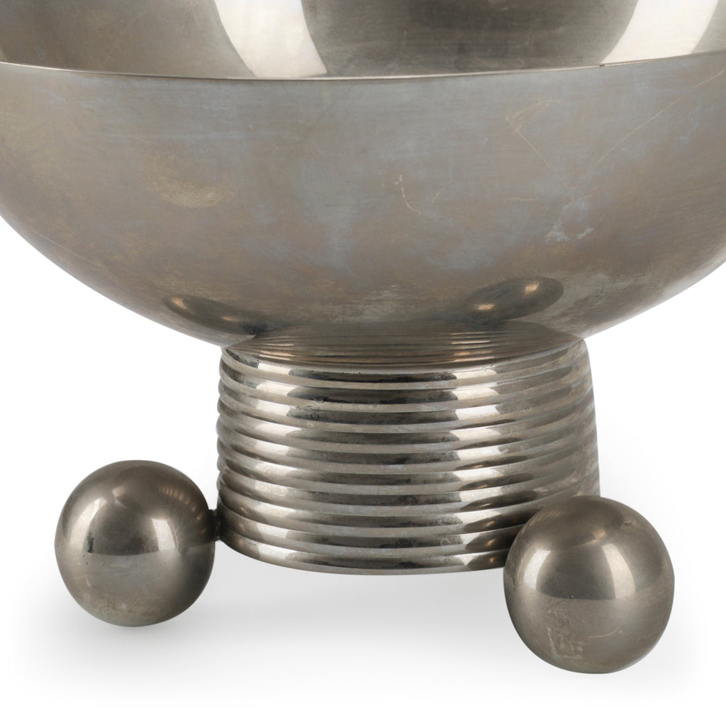 Chrome Bowl with Ribbed Base (A+D)