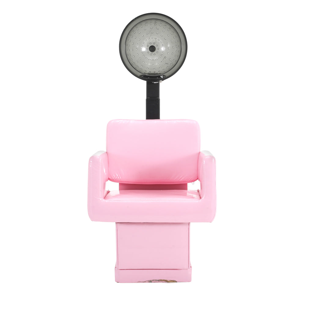 Pink Vinyl Salon Chair