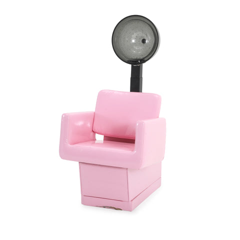 Pink Vinyl Salon Chair
