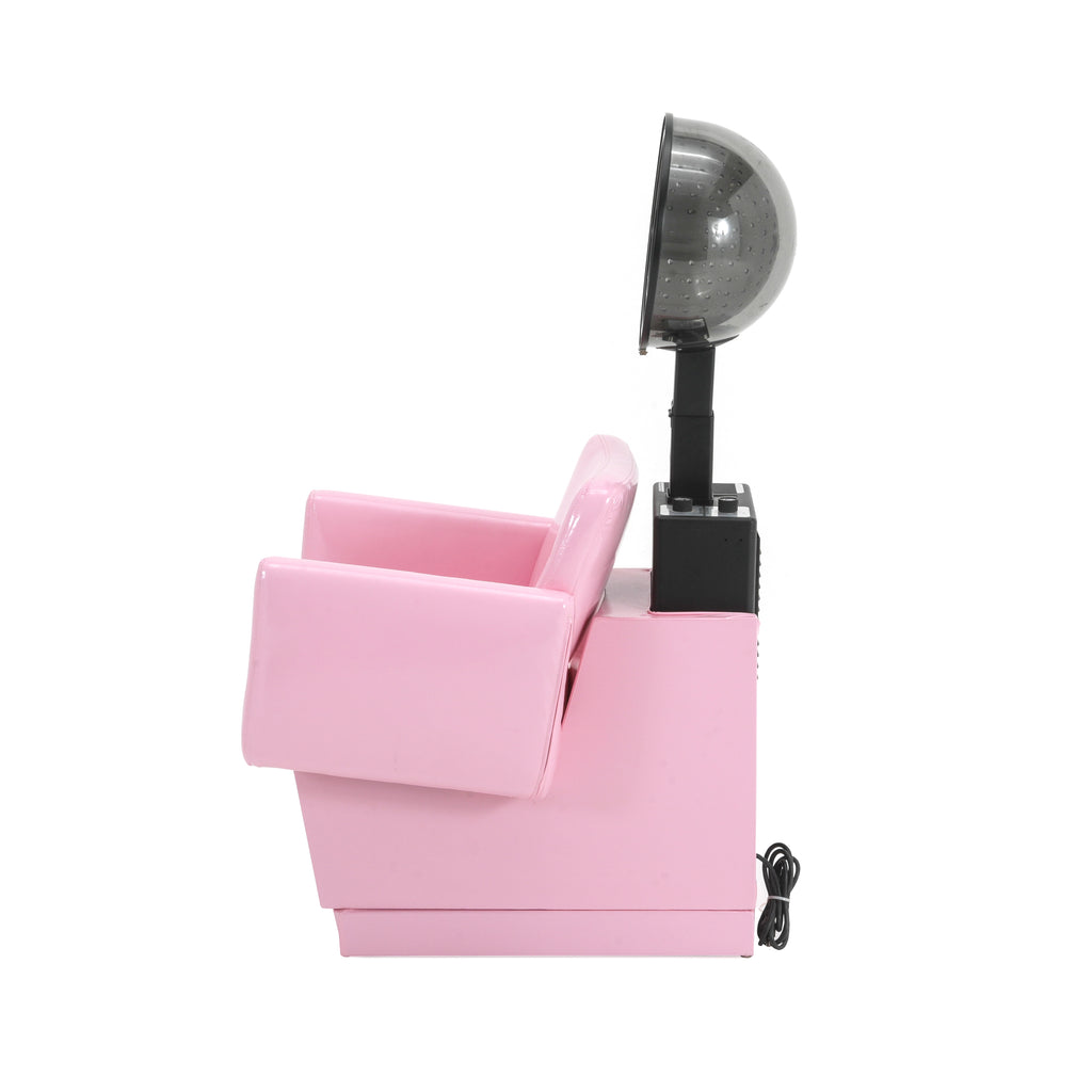 Pink Vinyl Salon Chair