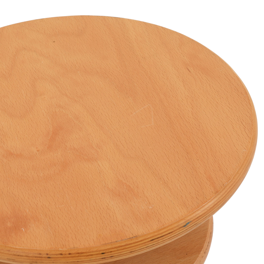 Light Wood Adjustable Meeden Stool