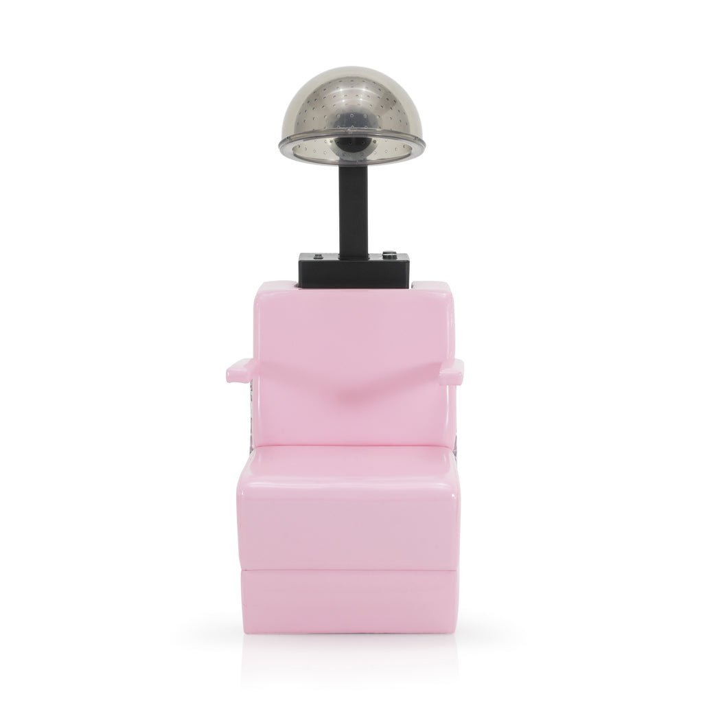 Pink / Chrome Vinyl Salon Chair