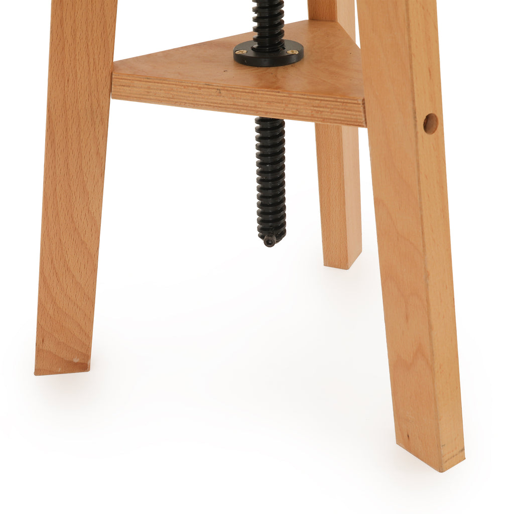 Light Wood Adjustable Meeden Stool