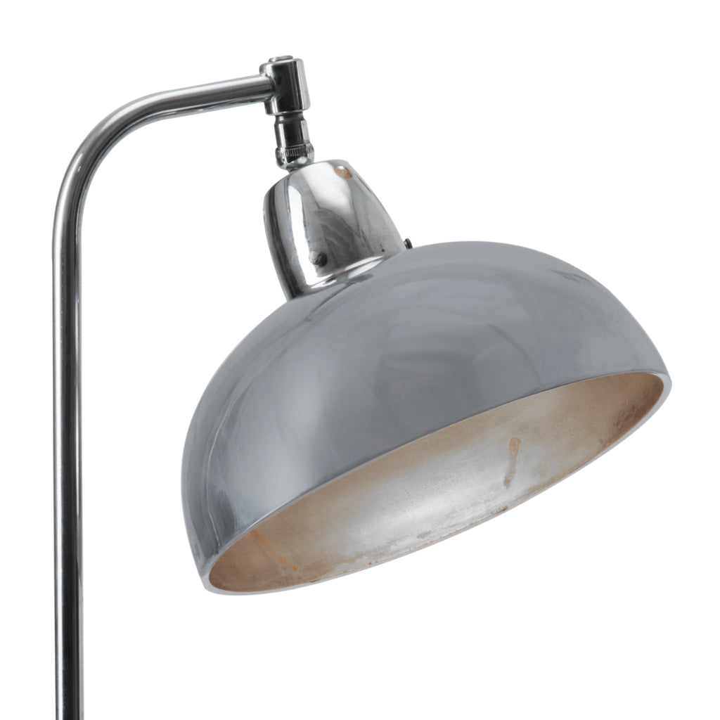 Curved Chrome Desk Lamp