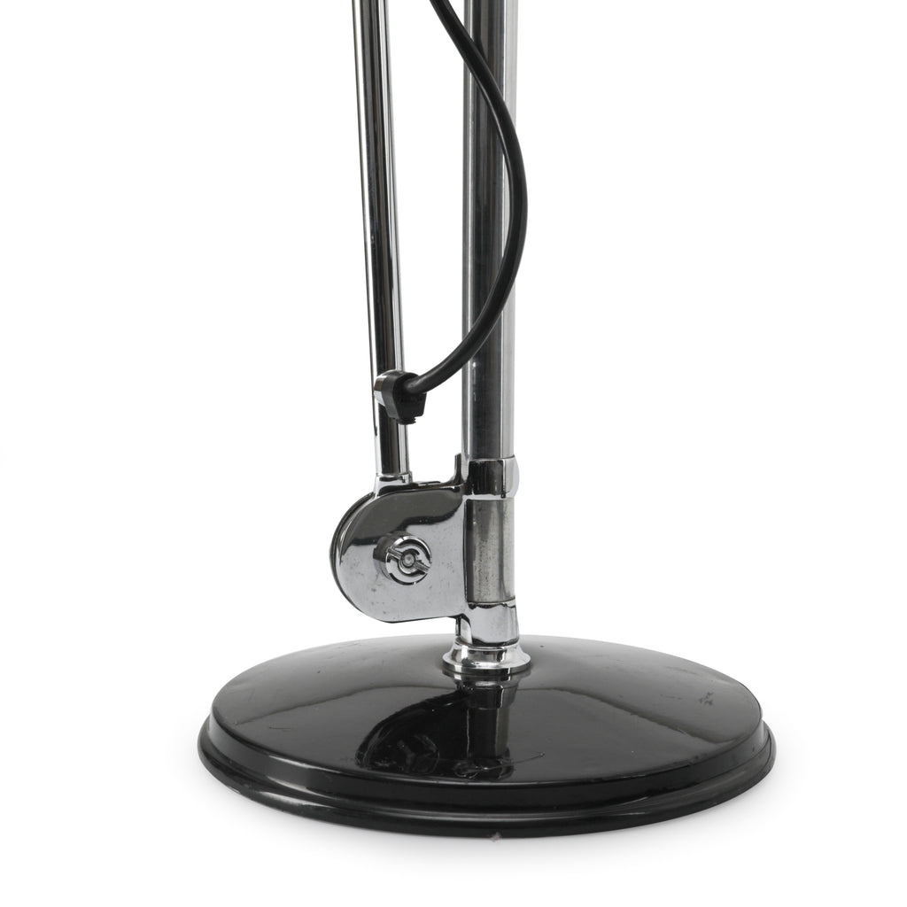 Chrome / Black Angled Desk Lamp