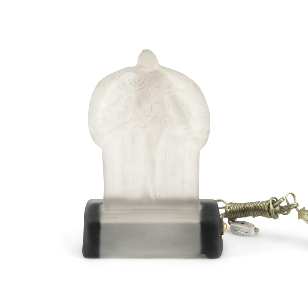Frosted Angel Lamp