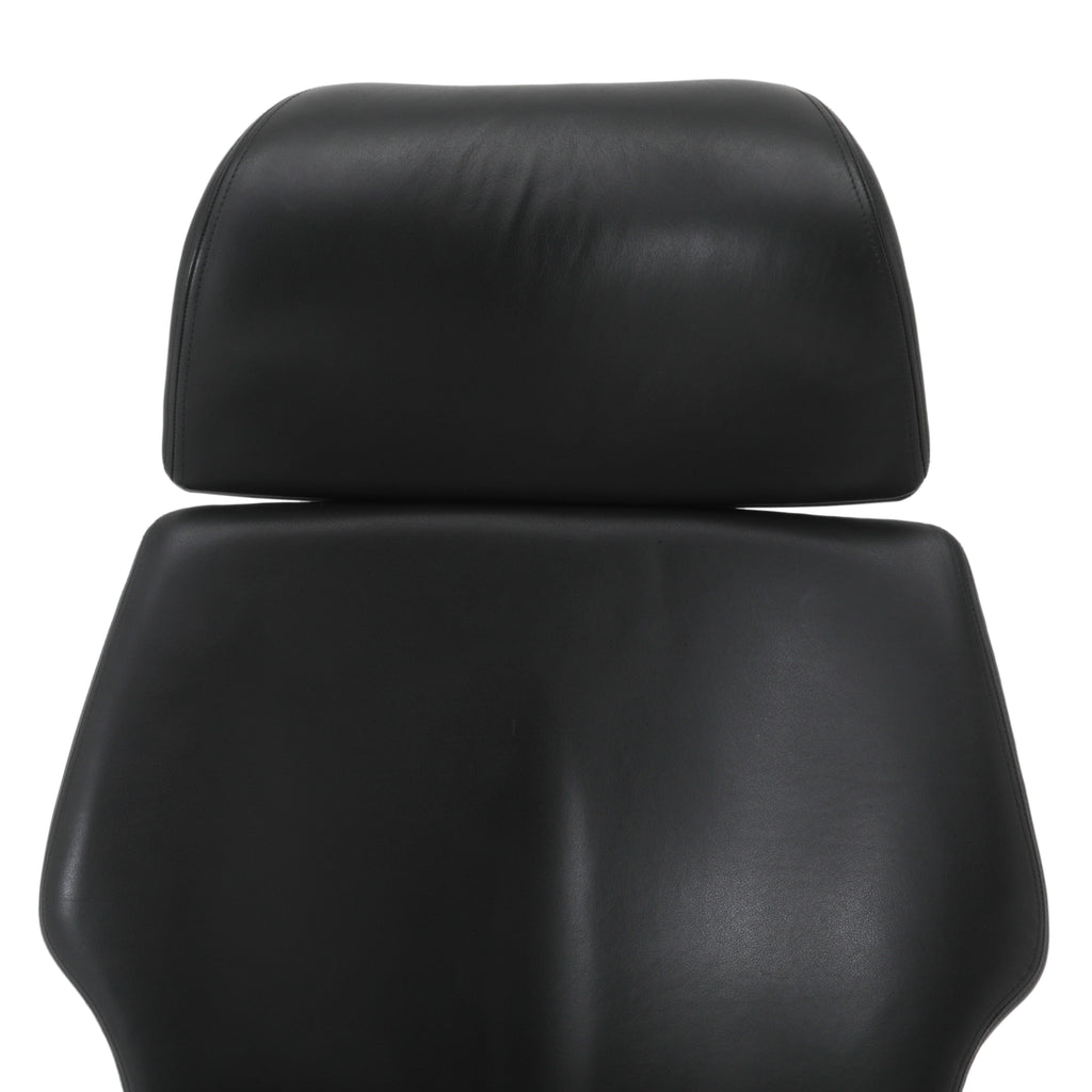 Tall Black / Chrome Office Chair