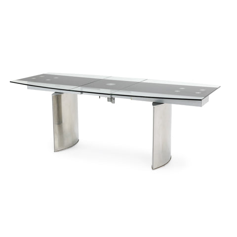 Extendable Glass / Chrome Table