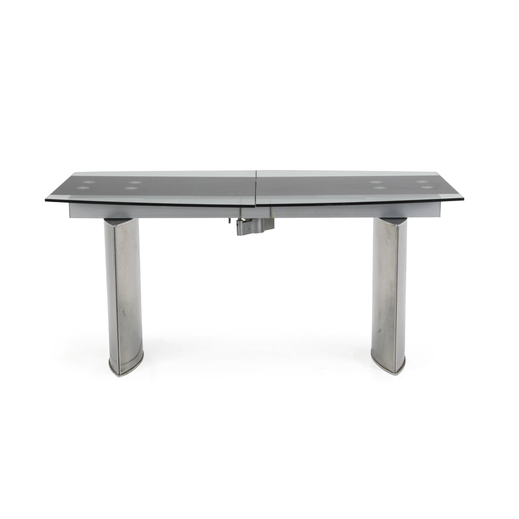 Extendable Glass / Chrome Table