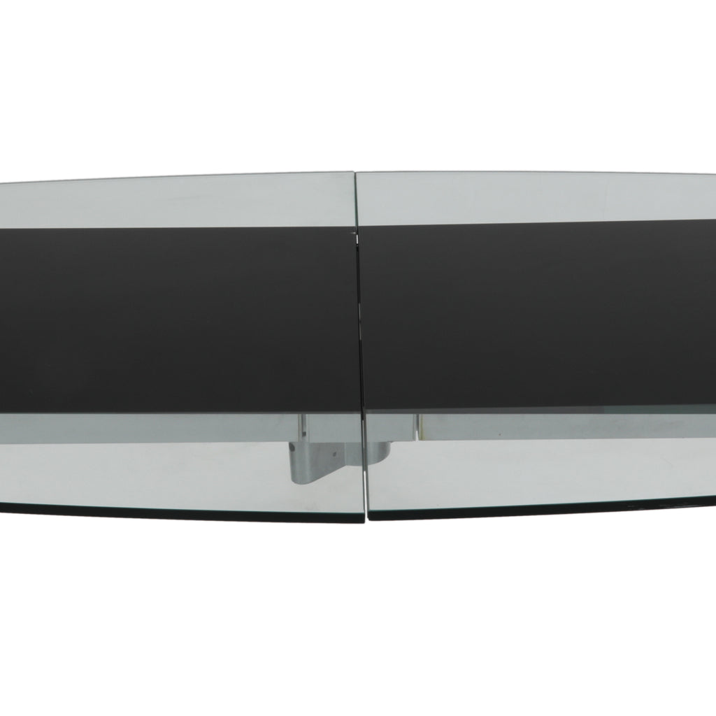 Extendable Glass / Chrome Table