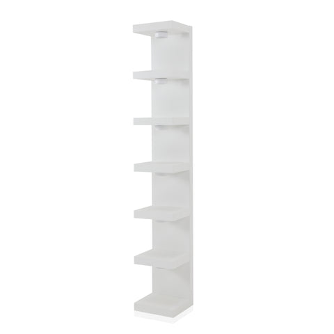 Tall White Display Shelf