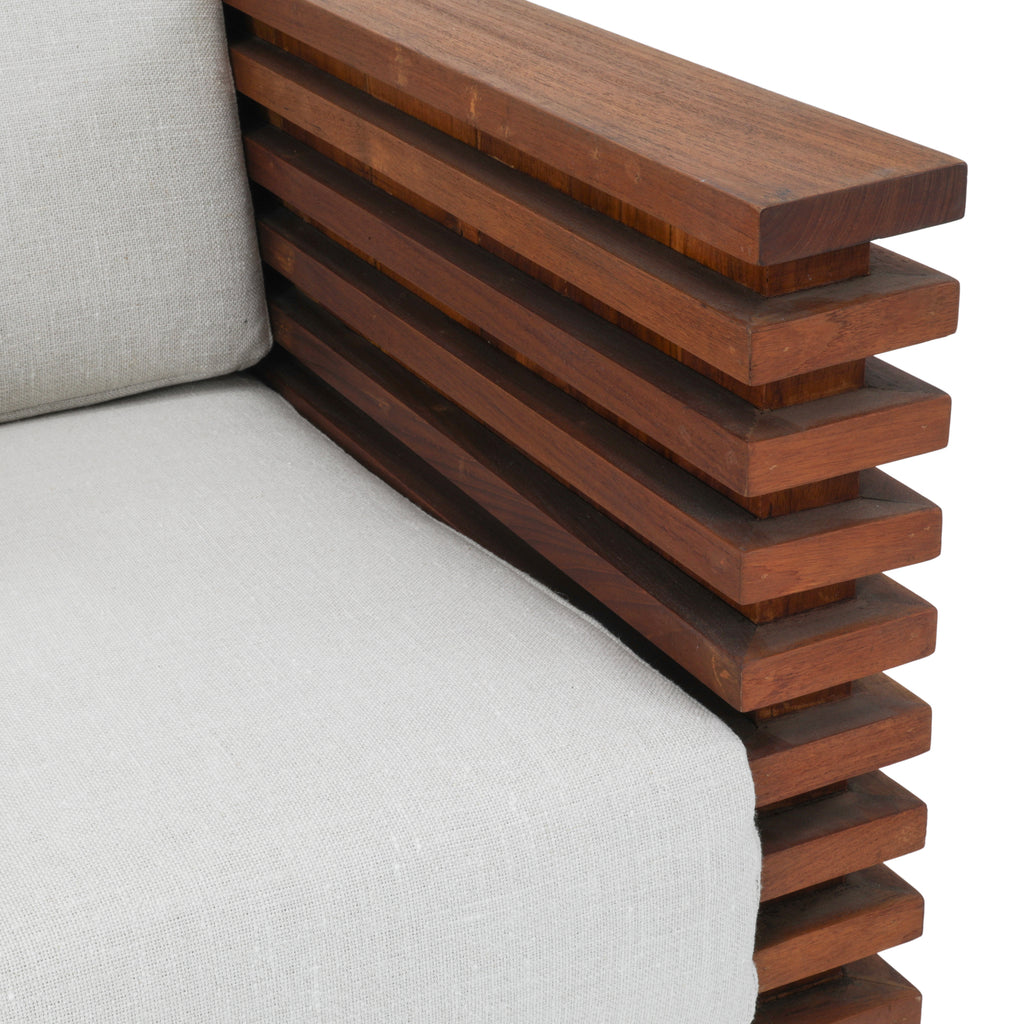 Outdoor Teak Slatted Chair