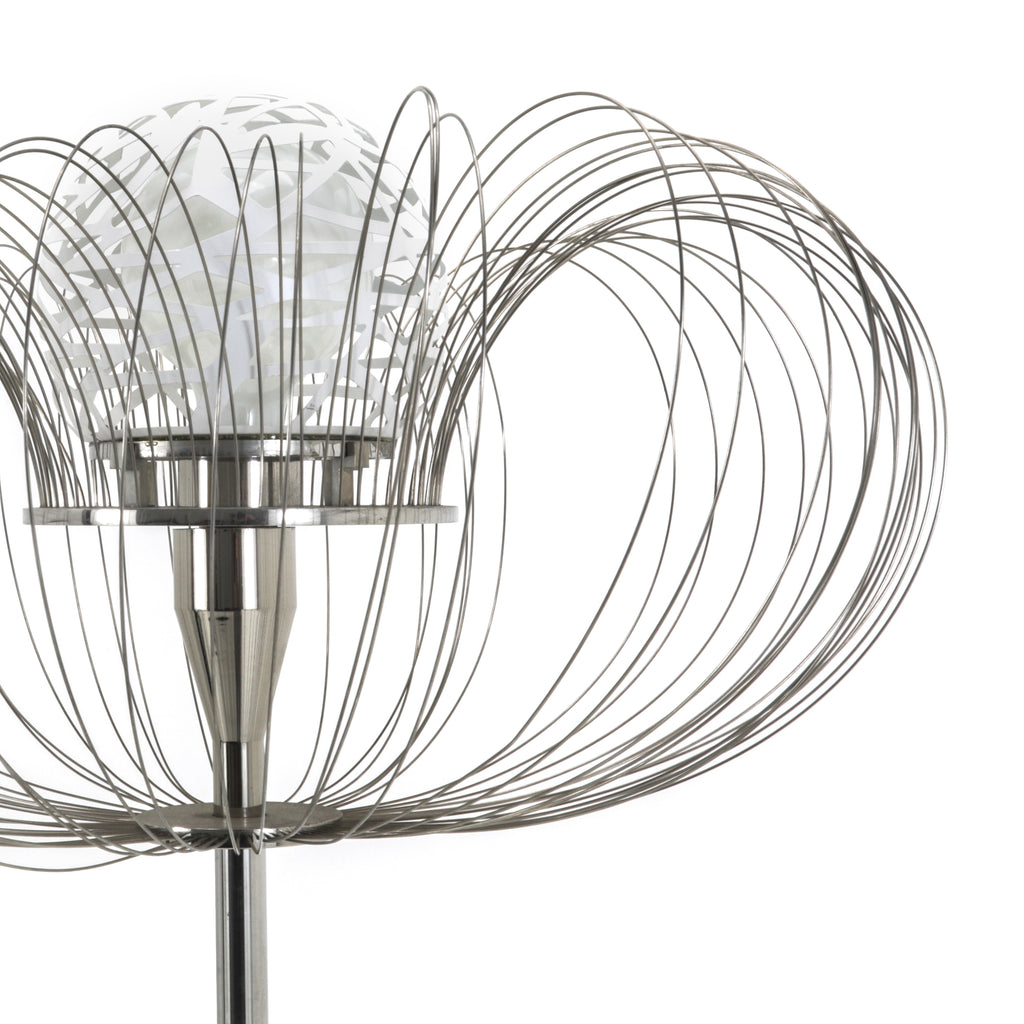 Metal Wire / Orb Floor Lamp
