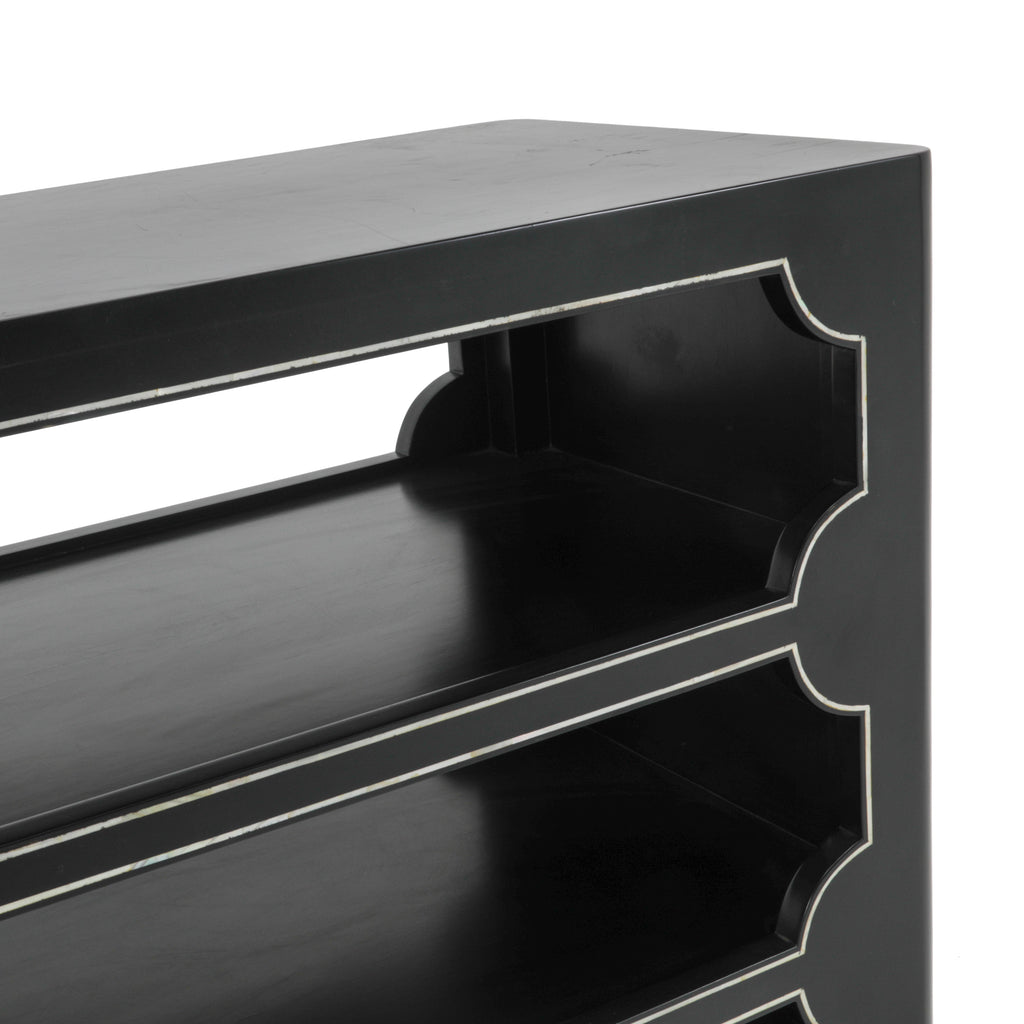 Black Deco Shelving Unit