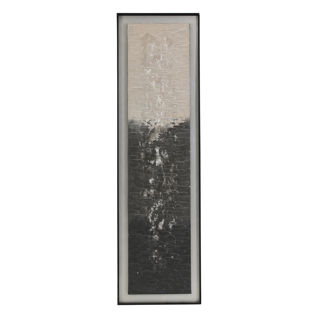 (A+D) Textured Grey & Taupe Oil Painting #1