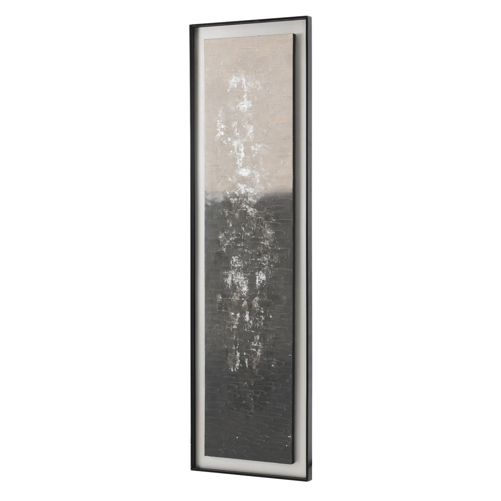 (A+D) Textured Grey & Taupe Oil Painting #2