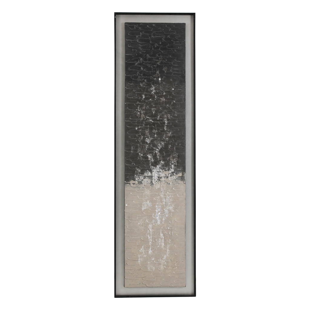 (A+D) Textured Grey & Taupe Oil Painting #3