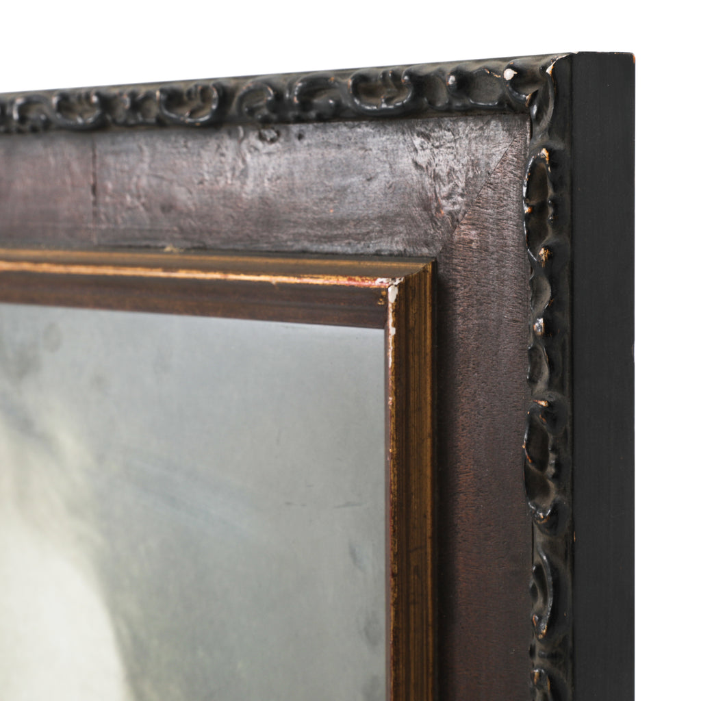 (A+D) Vintage Framed B&W Male Portrait #1