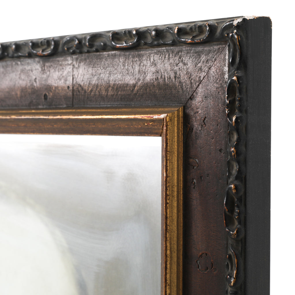 (A+D) Vintage Framed B&W Male Portrait #2