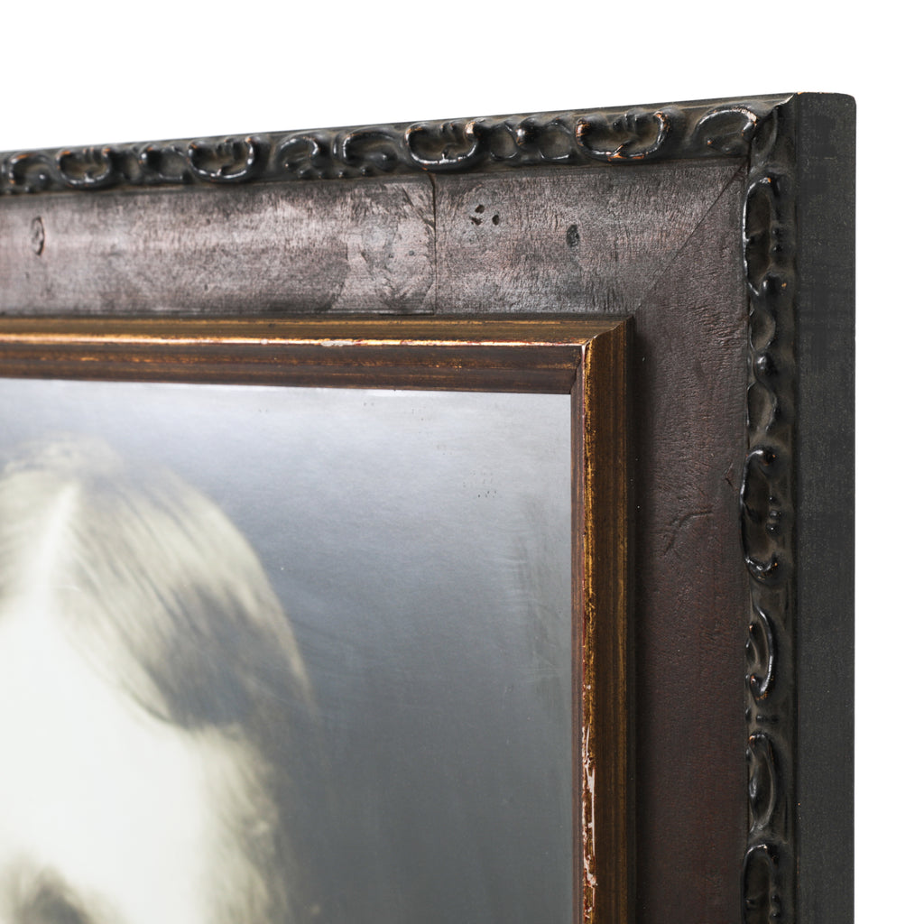 (A+D) Vintage Framed B&W Male Portrait #4