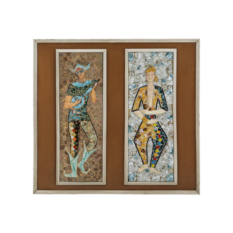 (A+D) Heavy Multicolor Stone Mosaic