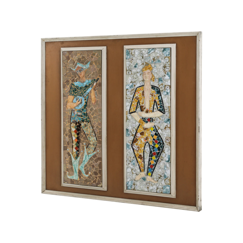 (A+D) Heavy Multicolor Stone Mosaic