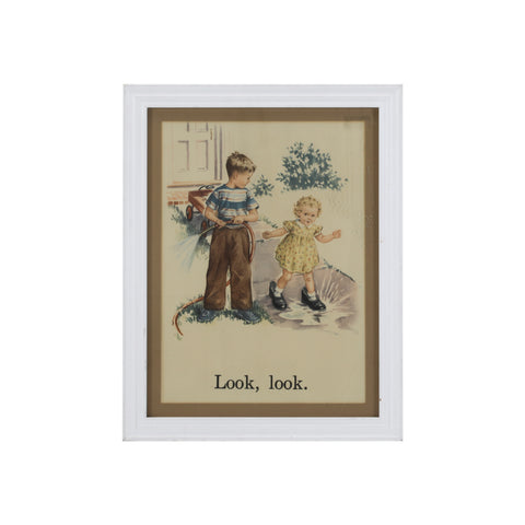 (A+D) Kids Playing in Puddle