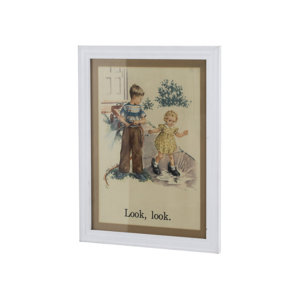 (A+D) Kids Playing in Puddle
