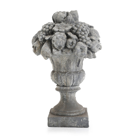 Rustic Stone Fruit Basket Lawn Ornament 1