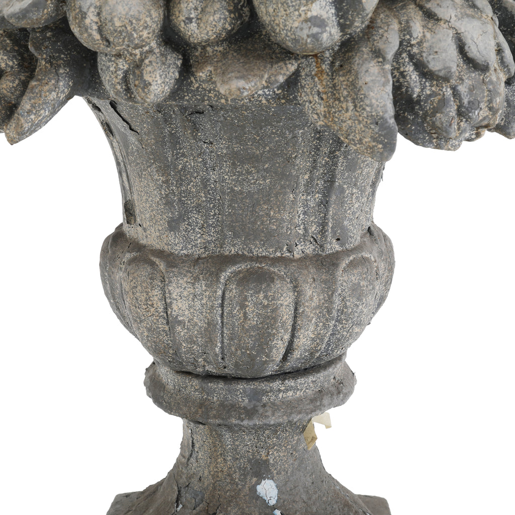 Rustic Stone Fruit Basket Lawn Ornament 2