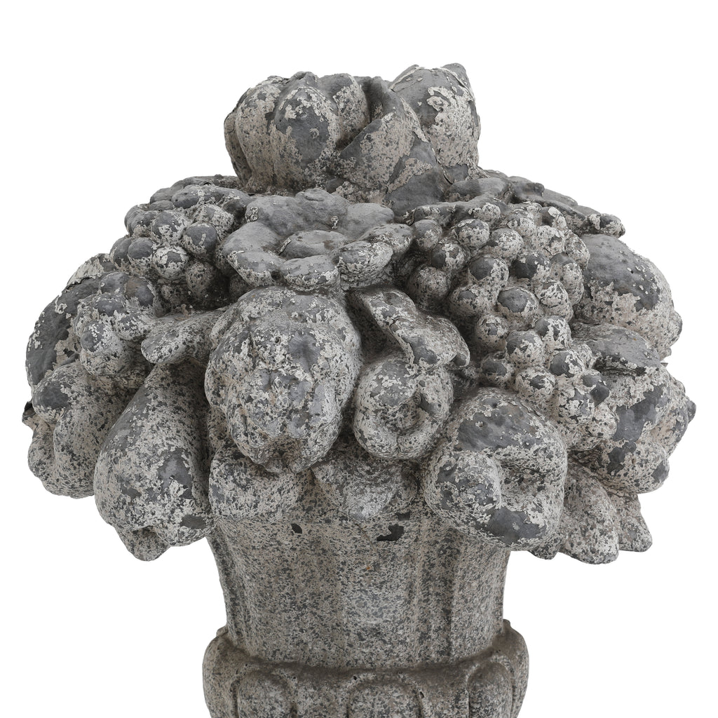 Rustic Stone Fruit Basket Lawn Ornament 3