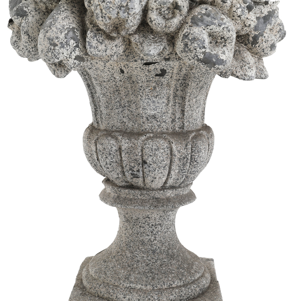 Rustic Stone Fruit Basket Lawn Ornament 3