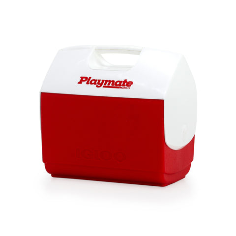 White & Red Igloo Cooler
