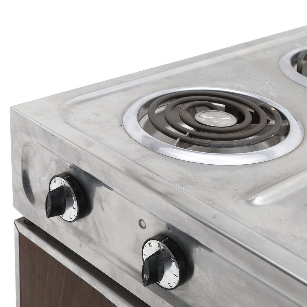 Stainless Island Kitchen Sink / Fridge / Stove Combo Unit