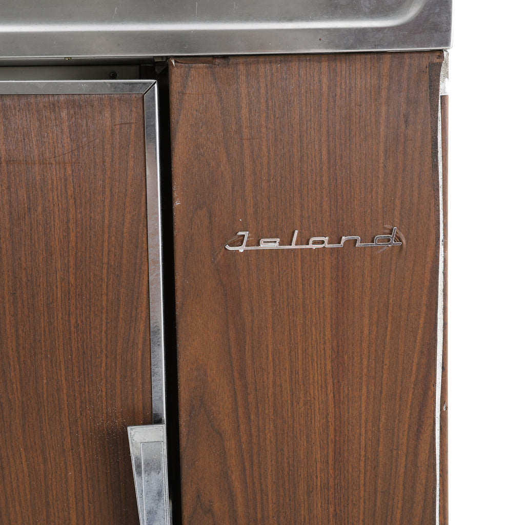 Stainless Island Kitchen Sink / Fridge / Stove Combo Unit
