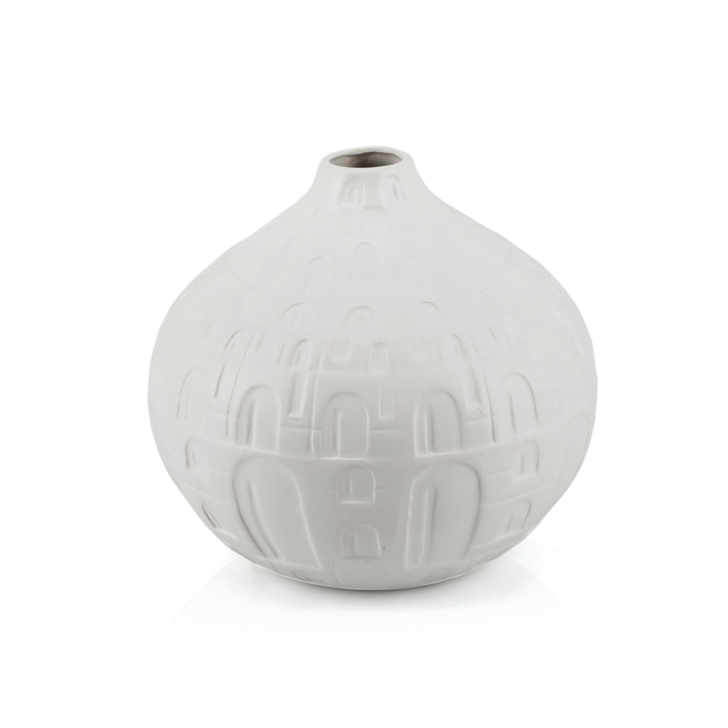 White Round Arches Vase (A+D)