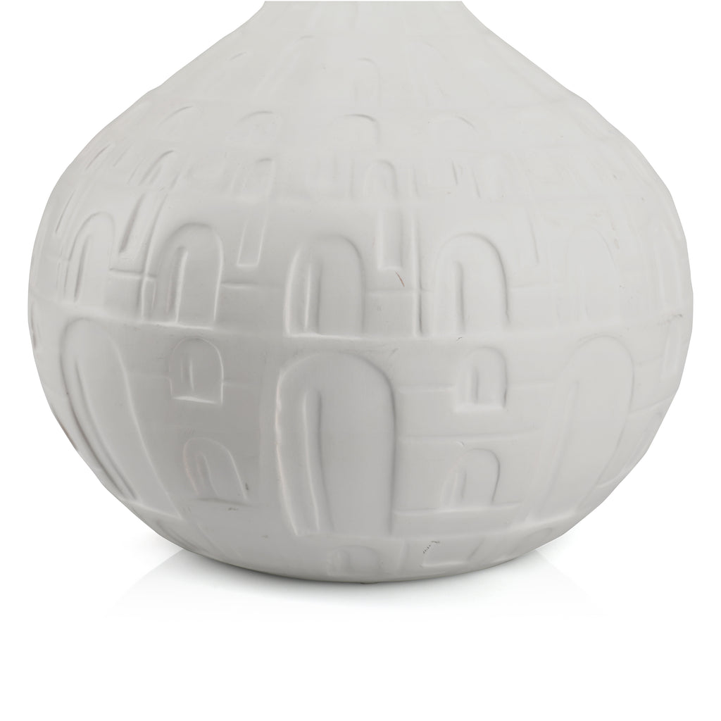 White Round Arches Vase (A+D)